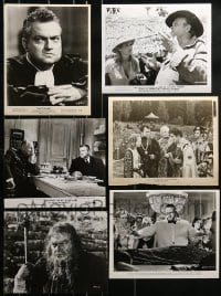 1a460 LOT OF 6 ORSON WELLES 8X10 STILLS 1960s Crack in the Mirror, Is Paris Burning & more!
