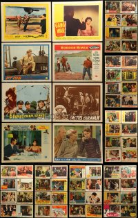 1a292 LOT OF 66 LOBBY CARDS 1950s-1960s great scenes from a variety of different movies!