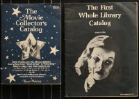 1a011 LOT OF 2 FILM CATALOGS 1970s The Movie Collector's Catalog, The First Whole Library Catalog