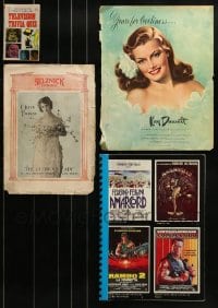1a096 LOT OF 4 MISCELLANEOUS ITEMS 1910s-1980s a variety of great movie related images!