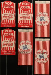 1a091 LOT OF 6 POPCORN BAGS 1970s-1980s you can use them to impress your friends!