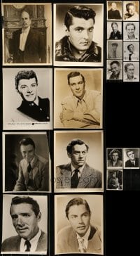 1a422 LOT OF 19 8X10 STILLS OF ACTOR PORTRAITS 1930s-1970s leading & supporting men!