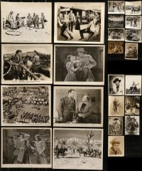 1a409 LOT OF 23 WESTERN 8X10 STILLS 1940s-1950s great scenes from cowboy movies!