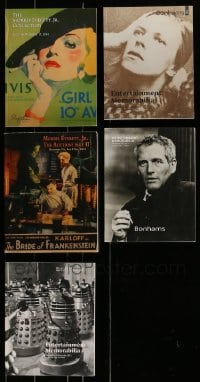 1a002 LOT OF 5 PROFILES IN HISTORY AND BONHAMS AUCTION CATALOGS 2010s entertainment memorabilia!