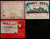 1a064 LOT OF 3 SONG FOLIOS 1950s sheet music from a variety of different movies!