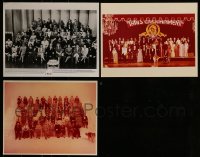 1a144 LOT OF 3 MGM REUNION REPRO 11X14 STILLS 1980s group portraits of their best stars!