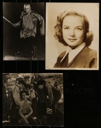 1a145 LOT OF 3 OVERSIZED STILLS 1940s great images from three different movies!