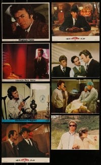 1a451 LOT OF 8 CLINT EASTWOOD COLOR 8X10 STILLS AND MINI LOBBY CARDS 1970s-1980s great scens!