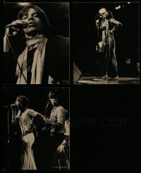1a578 LOT OF 3 ROLLING STONES 8X10 REPRO PHOTOS 1973 images of Mick Jagger performing on stage!