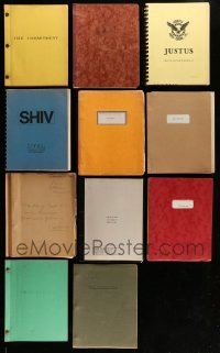 1a025 LOT OF 11 MOVIE SCRIPTS 1970s screenplays from a variety of unproduced movies!