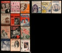 1a184 LOT OF 15 SHEET MUSIC 1920s-1940s great songs from a variety of different movies!