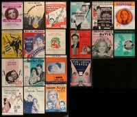 1a181 LOT OF 19 SHEET MUSIC 1920s-1950s great songs from a variety of different movies!