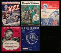 1a171 LOT OF 5 BING CROSBY SHEET MUSIC 1930s-1950s great songs from a variety of different movies!