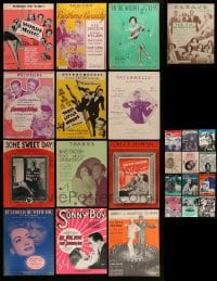 1a176 LOT OF 25 SHEET MUSIC 1920s-1950s great songs from a variety of different movies!