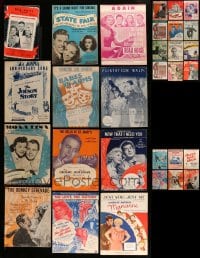1a174 LOT OF 30 SHEET MUSIC 1920s-1940s great songs from a variety of different movies!