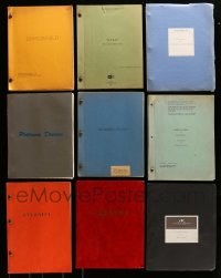 1a027 LOT OF 9 MOVIE SCRIPTS 1950s-1980s screenplays from a variety of different movies!