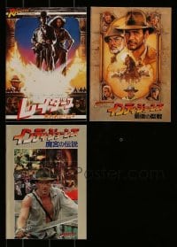 1a161 LOT OF 3 INDIANA JONES JAPANESE PROGRAMS 1980s one from each of the first three movies!
