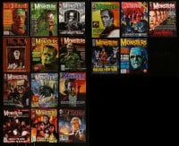 1a055 LOT OF 17 MONSTER MAGAZINES 1970s-2010s with many issues of Famous Monsters of Filmland!