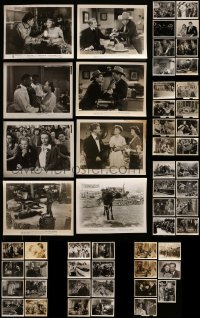1a388 LOT OF 55 8X10 STILLS 1940s-1950s great scenes from a variety of different movies!