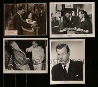 1a477 LOT OF 4 JOSEPH COTTEN 8X10 STILLS 1940s-1970s scenes from different movies!