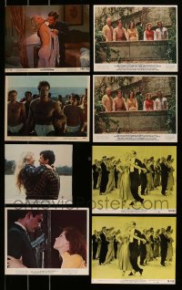 1a450 LOT OF 8 COLOR 8X10 STILLS AND MINI LOBBY CARDS 1970s-1980s scenes from a variety of movies!
