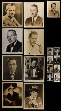 1a429 LOT OF 17 ACTOR PORTRAIT 8X10 STILLS 1920s-1960s great images of leading & supporting men!