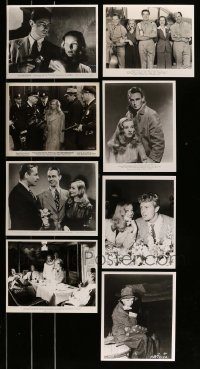 1a568 LOT OF 8 VERONICA LAKE 8X10 REPRO PHOTOS 1980s including some movie scenes with Alan Ladd!