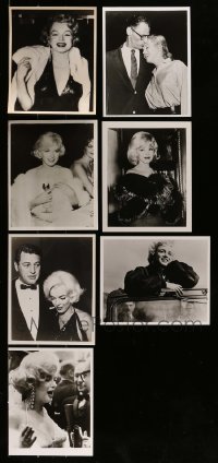 1a572 LOT OF 7 MARILYN MONROE 8X10 REPRO PHOTOS 1980s candid portraits of the Hollywood legend!