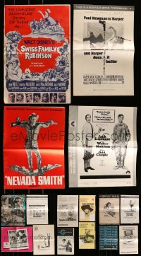 1a372 LOT OF 16 CUT PRESSBOOKS 1950s-1960s advertising for a variety of different movies!