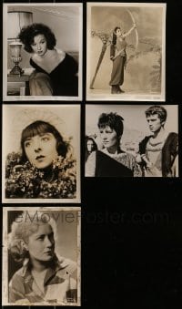 1a473 LOT OF 5 8X10 STILLS 1920s-1950s great portraits of pretty actresses!