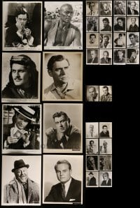 1a399 LOT OF 34 8X10 STILLS OF MALE ACTORS 1960s great portraits of leading & supporting men!