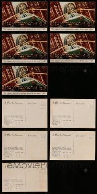 1a506 LOT OF 5 THIS IS CINERAMA POSTCARDS 1952 the biggest new entertainment event of the year!