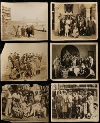 1a467 LOT OF 6 1920S CANDID PARAMOUNT 8X10 PHOTOS 1920s from a variety of different movies!