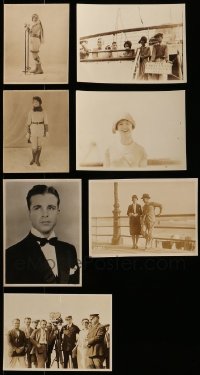 1a516 LOT OF 7 4X5 AND 5X7 PHOTOS 1920s great portraits of actors & actresses!