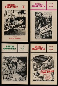 1a515 LOT OF 4 SERIAL QUARTERLY MOVIE MAGAZINES 1960s published by Alan G. Barbour!