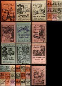 1a148 LOT OF 37 LOCAL THEATER WESTERN WINDOW CARDS 1940s different images from cowboy movies!