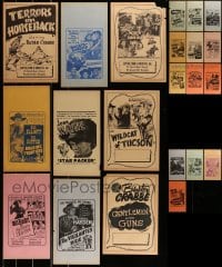 1a149 LOT OF 22 LOCAL THEATER WESTERN WINDOW CARDS 1940s different images from cowboy movies!