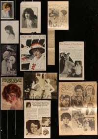1a069 LOT OF 80 MARGUERITE CLARK MAGAZINE PAGES, NEWSPAPER CLIPPINGS AND MORE 1900s-1920s cool!