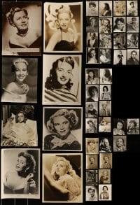 1a140 LOT OF 43 8X10 PORTRAITS STILLS OF PRETTY ACTRESSES 1950s great images of pretty ladies!