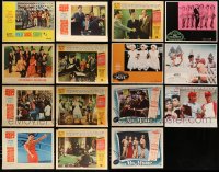 1a327 LOT OF 15 MUSICAL LOBBY CARDS 1950s-1990s great scenes from a variety of different movies!