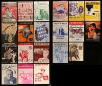1a178 LOT OF 20 SHEET MUSIC 1920s-1990s great songs from a variety of different movies!