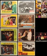 1a322 LOT OF 17 1940S-70S LOBBY CARDS 1940s-1970s incomplete sets from a variety of movies!