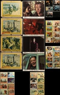 1a301 LOT OF 45 LOBBY CARDS 1950s-2000s incomplete sets from a variety of different movies!