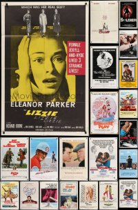 1a241 LOT OF 47 FOLDED ONE-SHEETS 1970s-1990s great images from a variety of different movies!