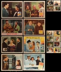 1a317 LOT OF 20 PORTRAIT LOBBY CARDS 1940s-1960s great scenes from a variety of different movies!