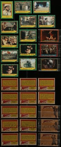 1a494 LOT OF 15 INDIANA JONES TRADING CARDS 1981 & 2008 cool scenes & info from the movies!
