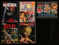 1a019 LOT OF 5 BRUCE HERSHENSON HORROR/SCI-FI SOFTCOVER MOVIE BOOKS 2000s color poster images!