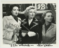 1b780 ANN SOTHERN signed 8x10 REPRO still 1989 w/Linda Darnell & Crain in A Letter to Three Wives!