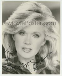 1b815 CONNIE STEVENS signed 8x10 REPRO still 1980s great sexy head & shoulders portrait!