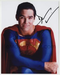 1b824 DEAN CAIN signed color 8x10 REPRO still 2000s great portrait as Superman from Lois & Clark!